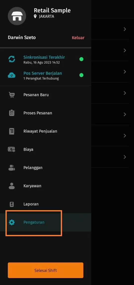  Cara menambahkan area dapur/gudang